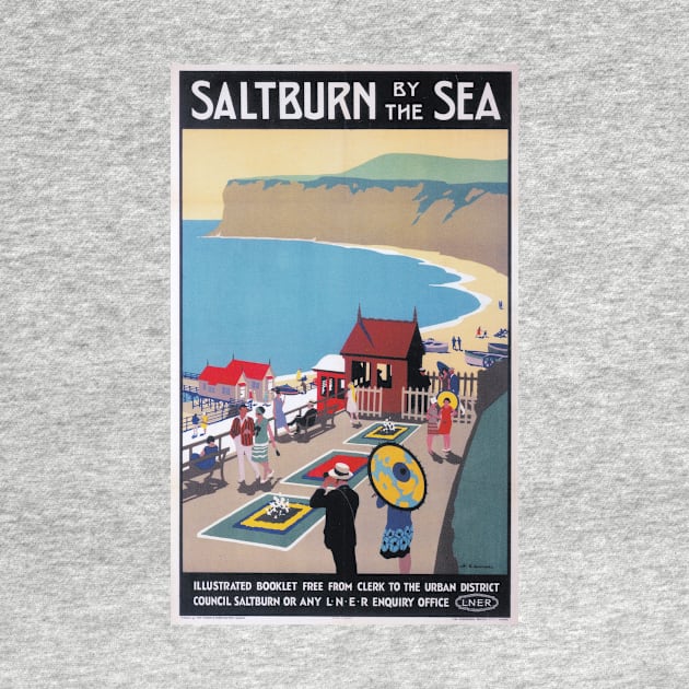 Saltburn-by-the-Sea, Yorkshire - LNER - Vintage Railway Travel Poster - 1923-1929 by BASlade93